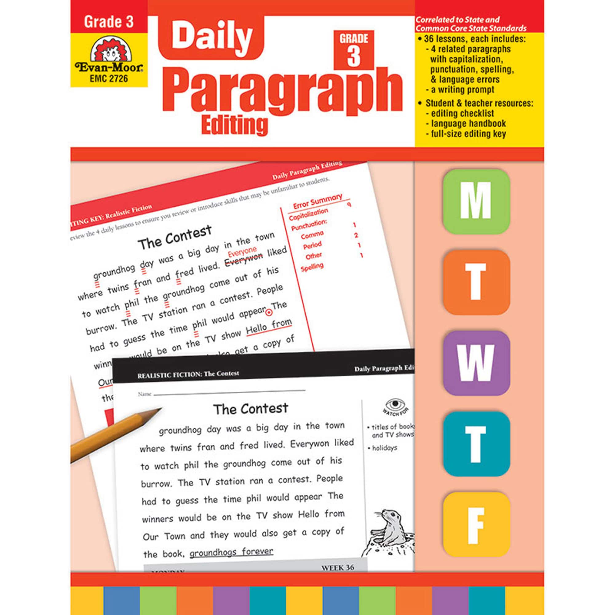 Evan-Moor® Daily Paragraph Editing Book